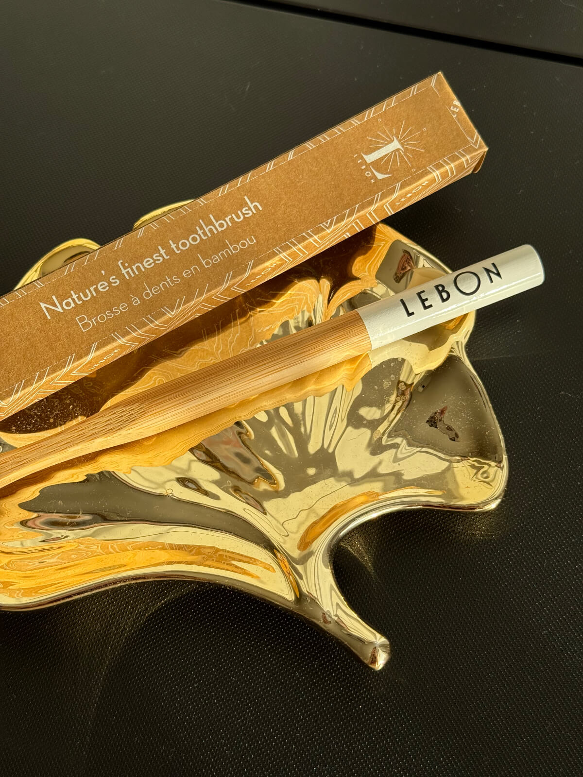 Lebon Bamboo Toothbrush – bambukinis  minkštas dantų šepetėlis